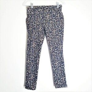 4/$25 Memoi Leopard Print Leggings Small